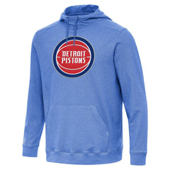 Detroit Pistons Antigua Cloud Pullover Hoodie Heather Blue - NBA