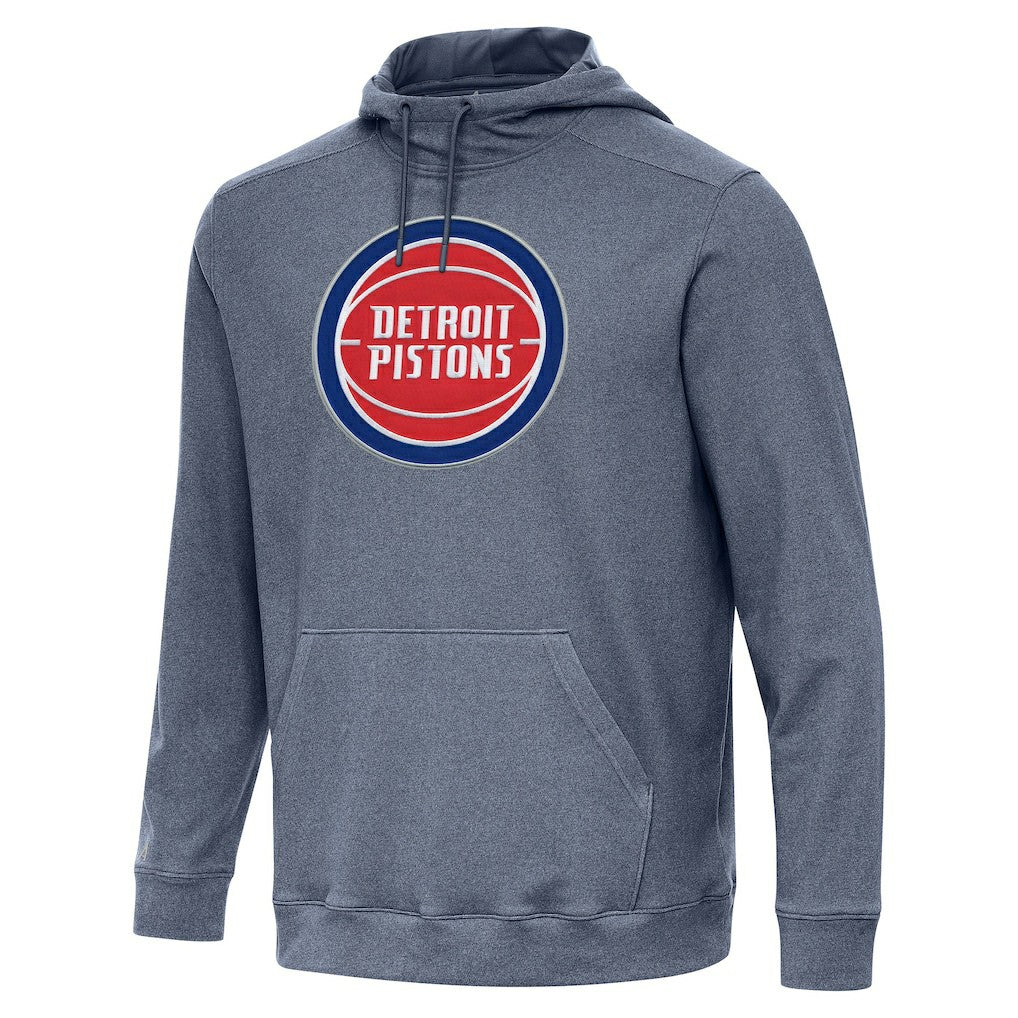 Detroit Pistons Antigua Cloud Pullover Hoodie Heather Navy - NBA