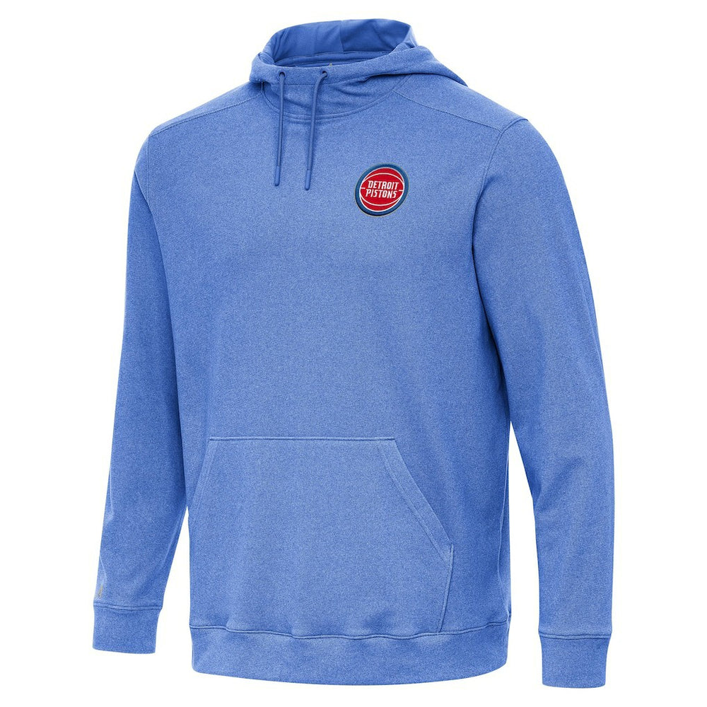 Detroit Pistons Antigua Cloud Pullover Hoodie Heather Blue - NBA
