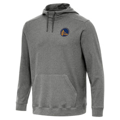 Golden State Warriors Antigua Cloud Pullover Hoodie Heather Black - NBA