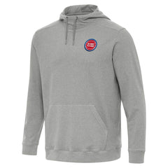 Detroit Pistons Antigua Cloud Pullover Hoodie Heather Gray - NBA