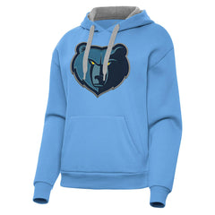 Memphis Grizzlies Antigua Women's Victory Pullover Hoodie Powder Blue - NBA