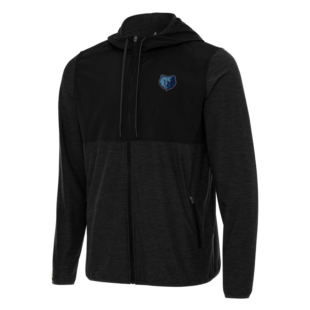 Memphis Grizzlies Antigua Sway Full-Zip Hoodie Jacket Black - NBA