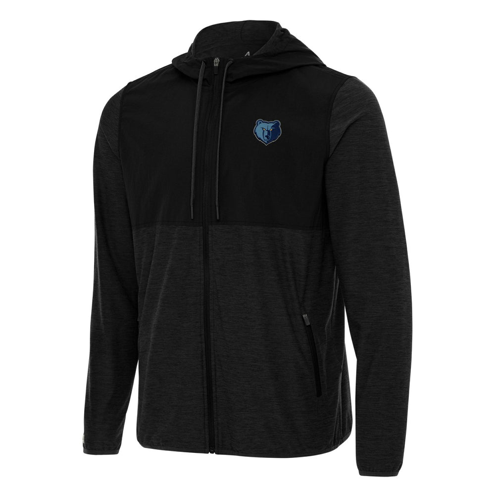 Memphis Grizzlies Antigua Sway Full-Zip Hoodie Jacket Black - NBA