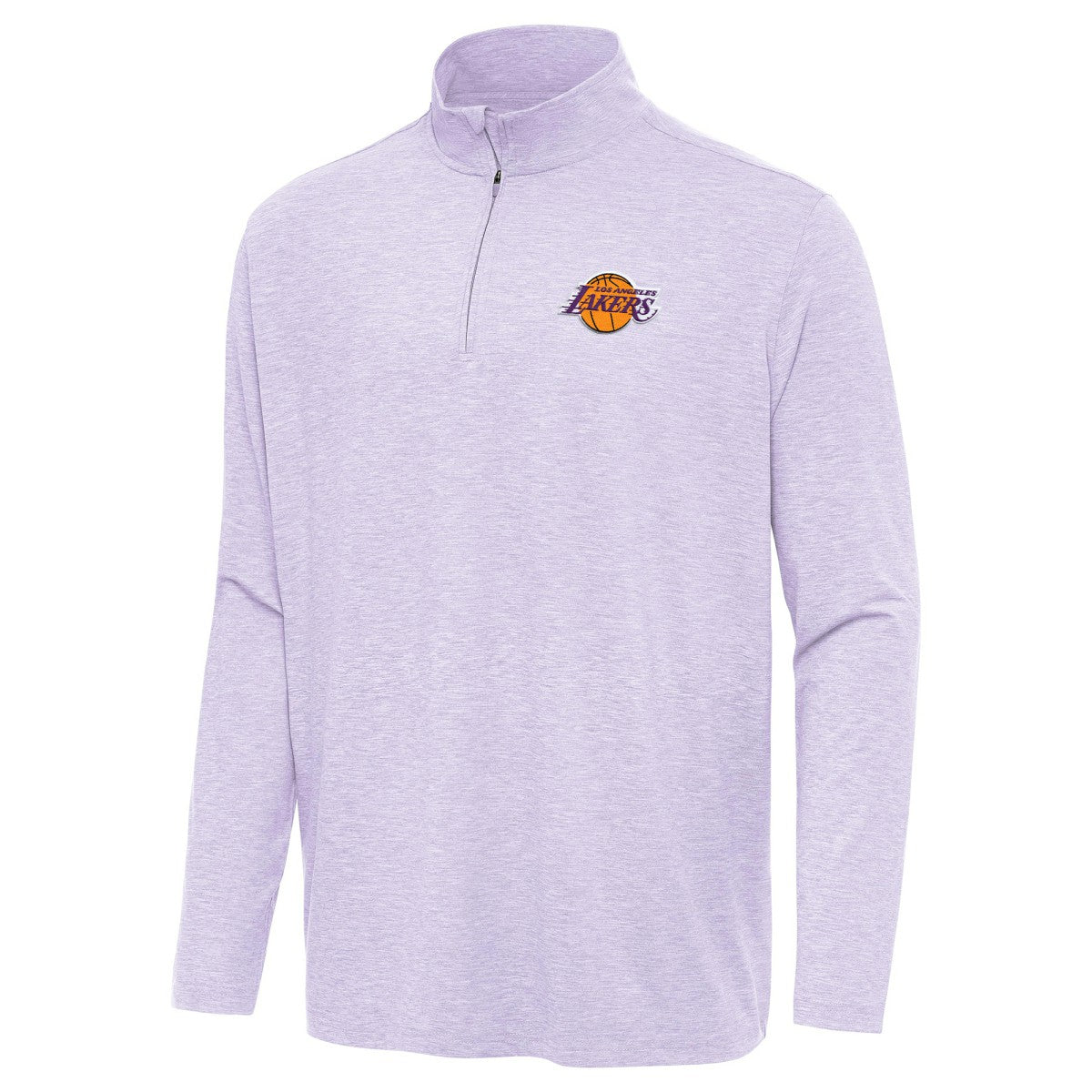 Los Angeles Lakers Antigua Hunk Quarter-Zip Top Lavender - NBA