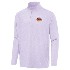 Los Angeles Lakers Antigua Hunk Quarter-Zip Top Lavender - NBA