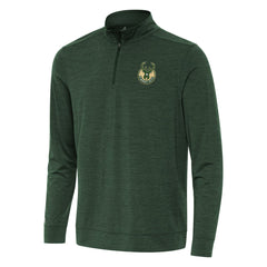 Milwaukee Bucks Antigua Bright Quarter-Zip Top Hunter Green - NBA