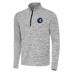 Minnesota Timberwolves Antigua Cause Quarter-Zip Top Black - NBA