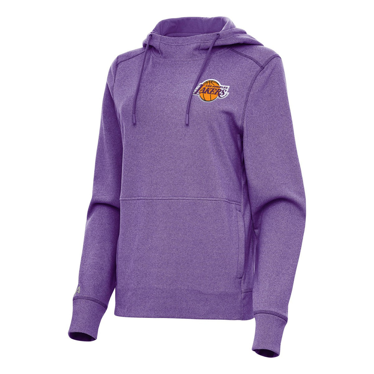 Los Angeles Lakers Antigua Women's Justice Pullover Hoodie Heather Purple - NBA