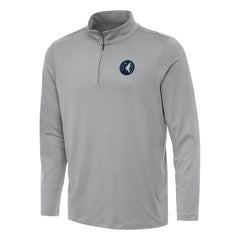 Minnesota Timberwolves Antigua Reprocess Quarter-Zip Top Gray - NBA