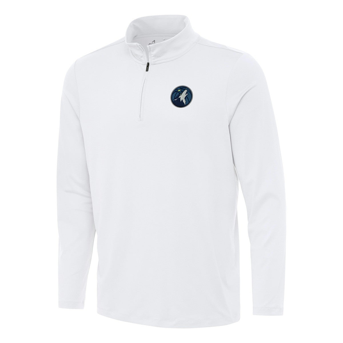 Minnesota Timberwolves Antigua Reprocess Quarter-Zip Top White - NBA