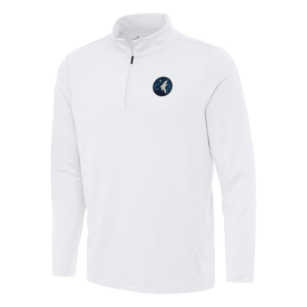 Minnesota Timberwolves Antigua Reprocess Quarter-Zip Top White - NBA