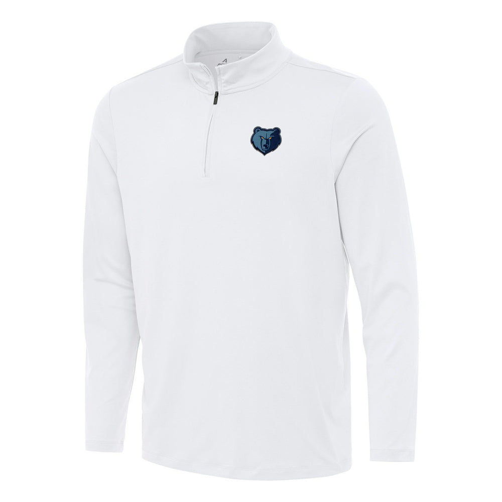 Memphis Grizzlies Antigua Reprocess Quarter-Zip Top White - NBA