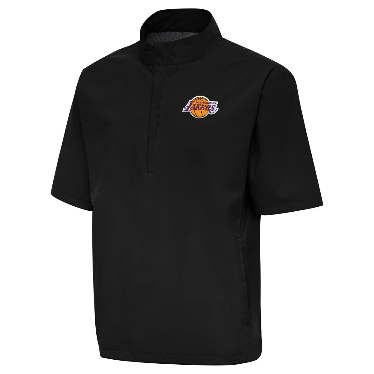 Los Angeles Lakers Antigua Brisk Quarter-Zip Windbreaker Black - NBA