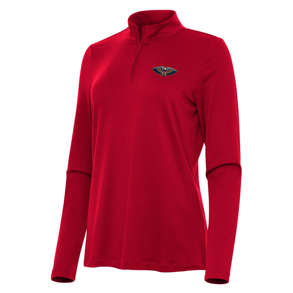 New Orleans Pelicans Antigua Women's Reprocess Quarter-Zip Top Red - NBA