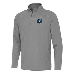Minnesota Timberwolves Antigua Twine Quarter-Zip Top Black - NBA