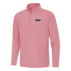 New Orleans Pelicans Antigua Twine Quarter-Zip Top Red - NBA