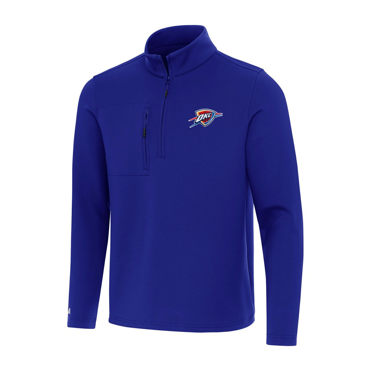 Oklahoma City Thunder Antigua Insider Quarter-Zip Top Blue - NBA