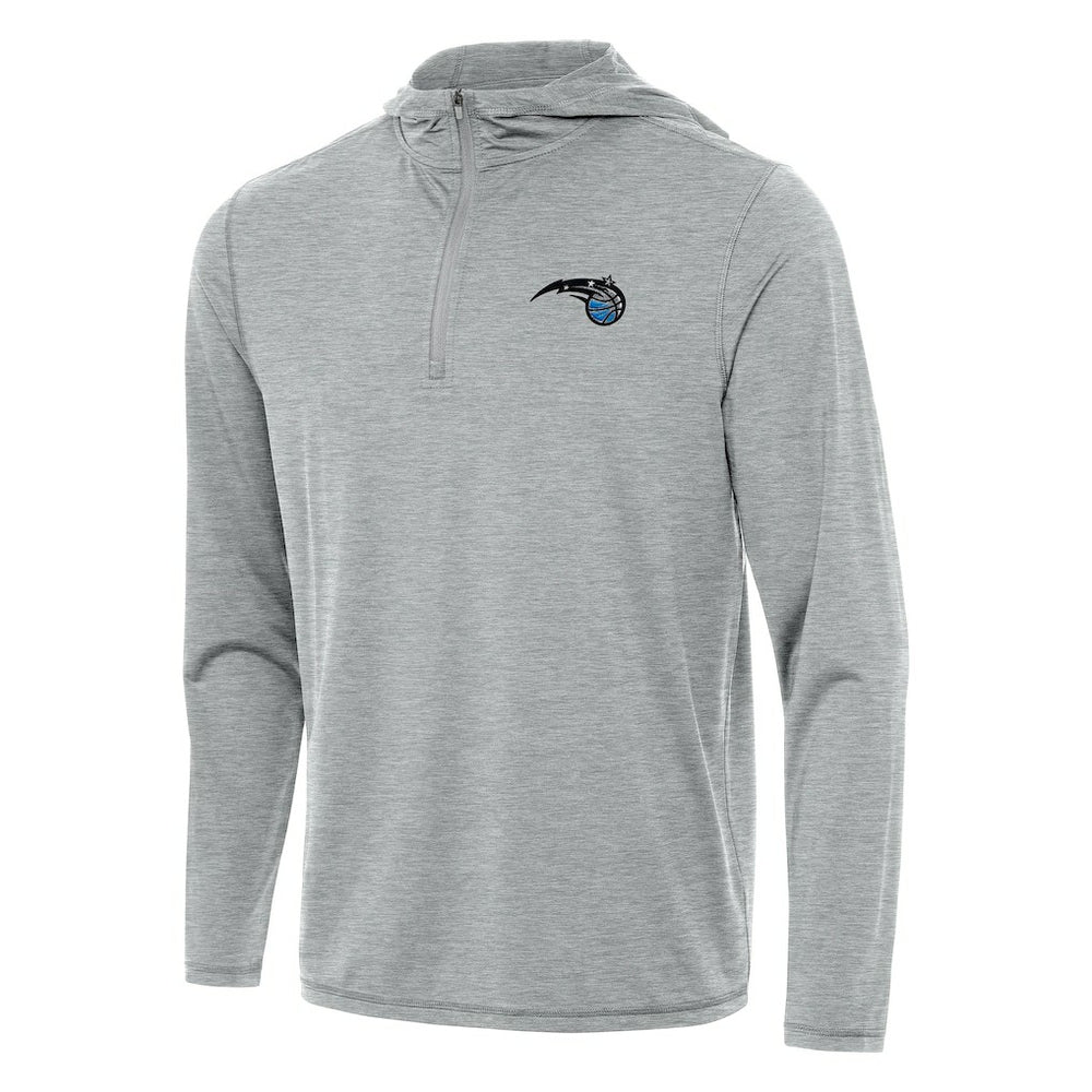 Orlando Magic Antigua Tidy Quarter-Zip Hoodie Heather Gray - NBA