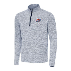 Oklahoma City Thunder Antigua Cause Quarter-Zip Top Navy - NBA