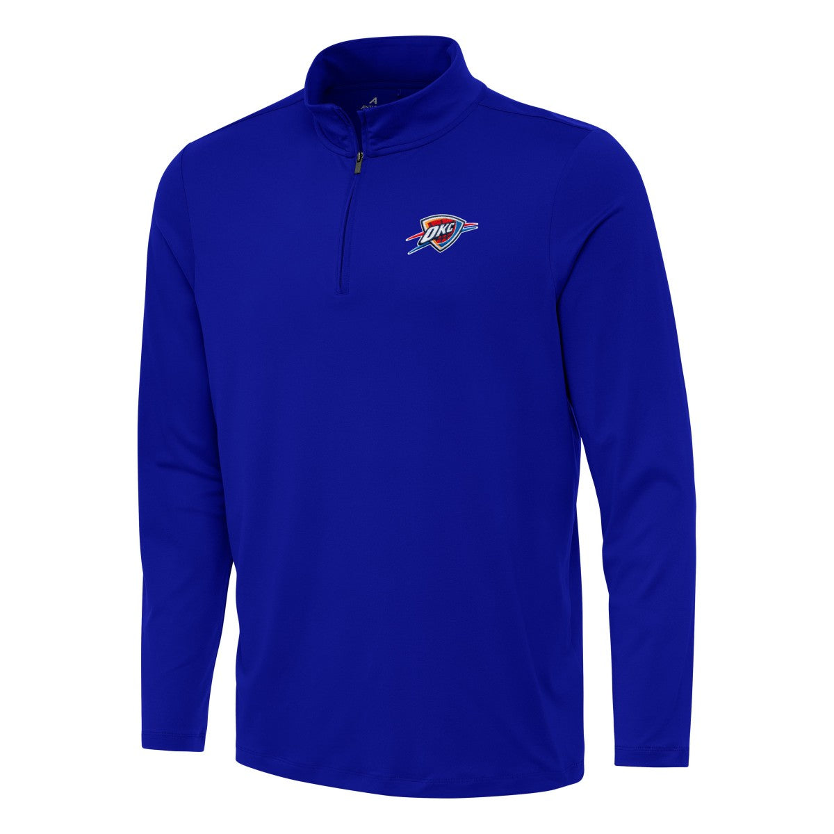Oklahoma City Thunder Antigua Reprocess Quarter-Zip Top Blue - NBA