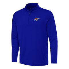 Oklahoma City Thunder Antigua Reprocess Quarter-Zip Top Blue - NBA