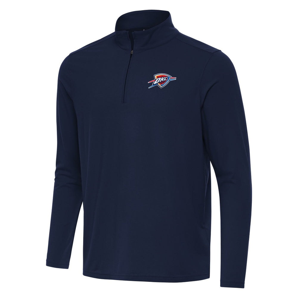 Oklahoma City Thunder Antigua Intent Quarter-Zip Top Navy - NBA