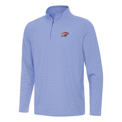 Oklahoma City Thunder Antigua Twine Quarter-Zip Top Royal - NBA