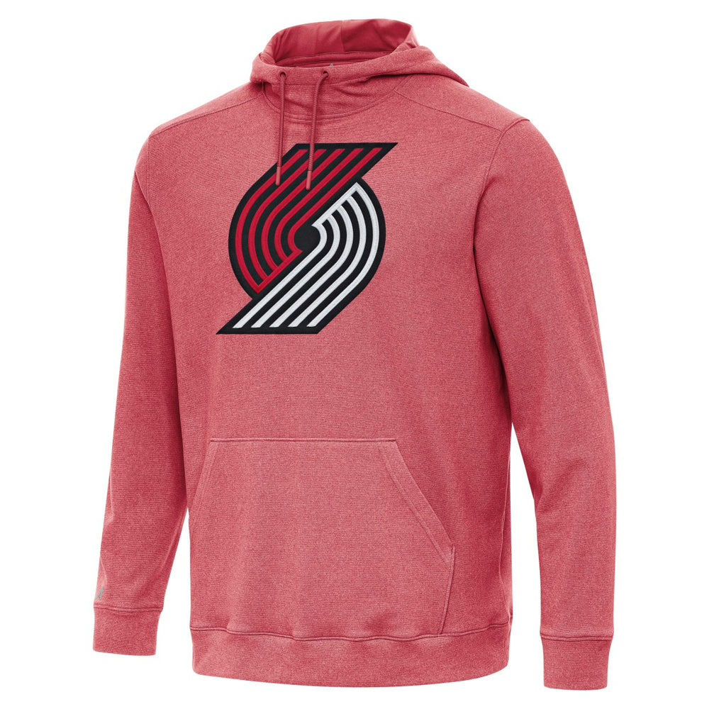 Portland Trail Blazers Antigua Cloud Pullover Hoodie Heather Red - NBA