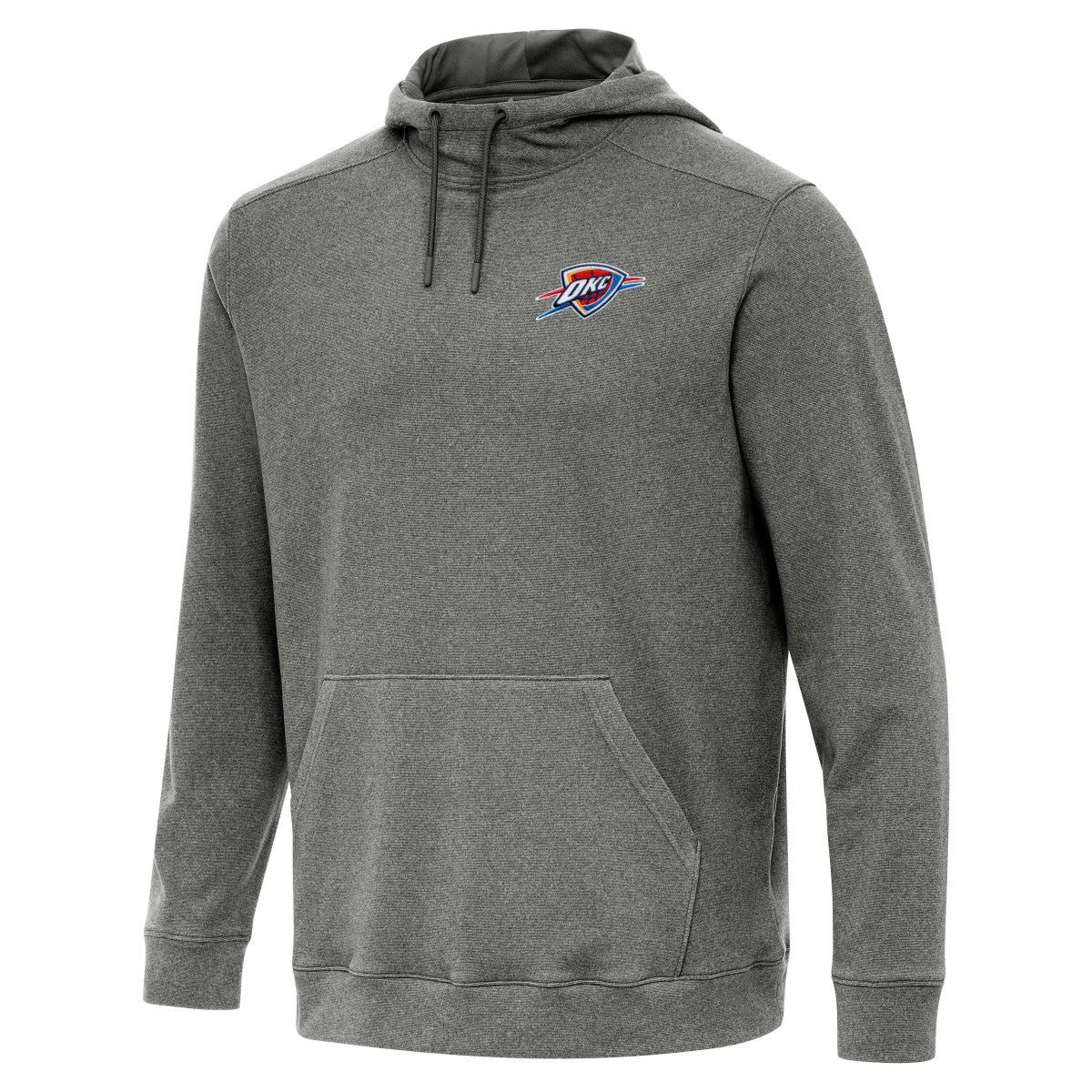 Oklahoma City Thunder Antigua Cloud Pullover Hoodie Heather Black - NBA