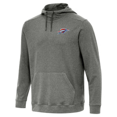 Oklahoma City Thunder Antigua Cloud Pullover Hoodie Heather Black - NBA