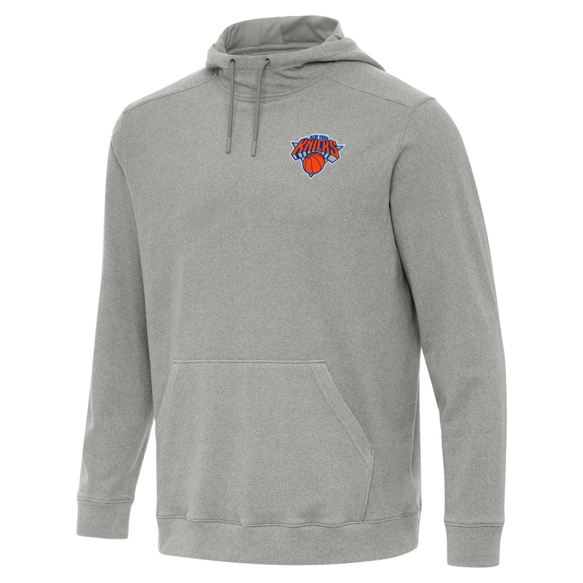 New York Knicks Antigua Cloud Pullover Hoodie Heather Gray - NBA