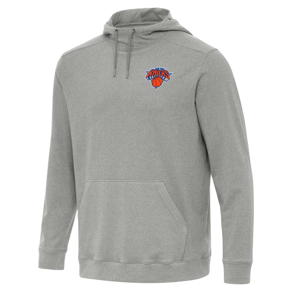 New York Knicks Antigua Cloud Pullover Hoodie Heather Gray - NBA
