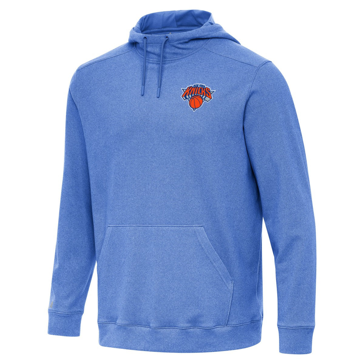 New York Knicks Antigua Cloud Pullover Hoodie Heather Blue - NBA