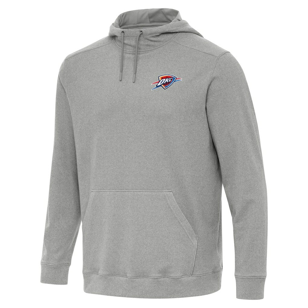Oklahoma City Thunder Antigua Cloud Pullover Hoodie Heather Gray - NBA
