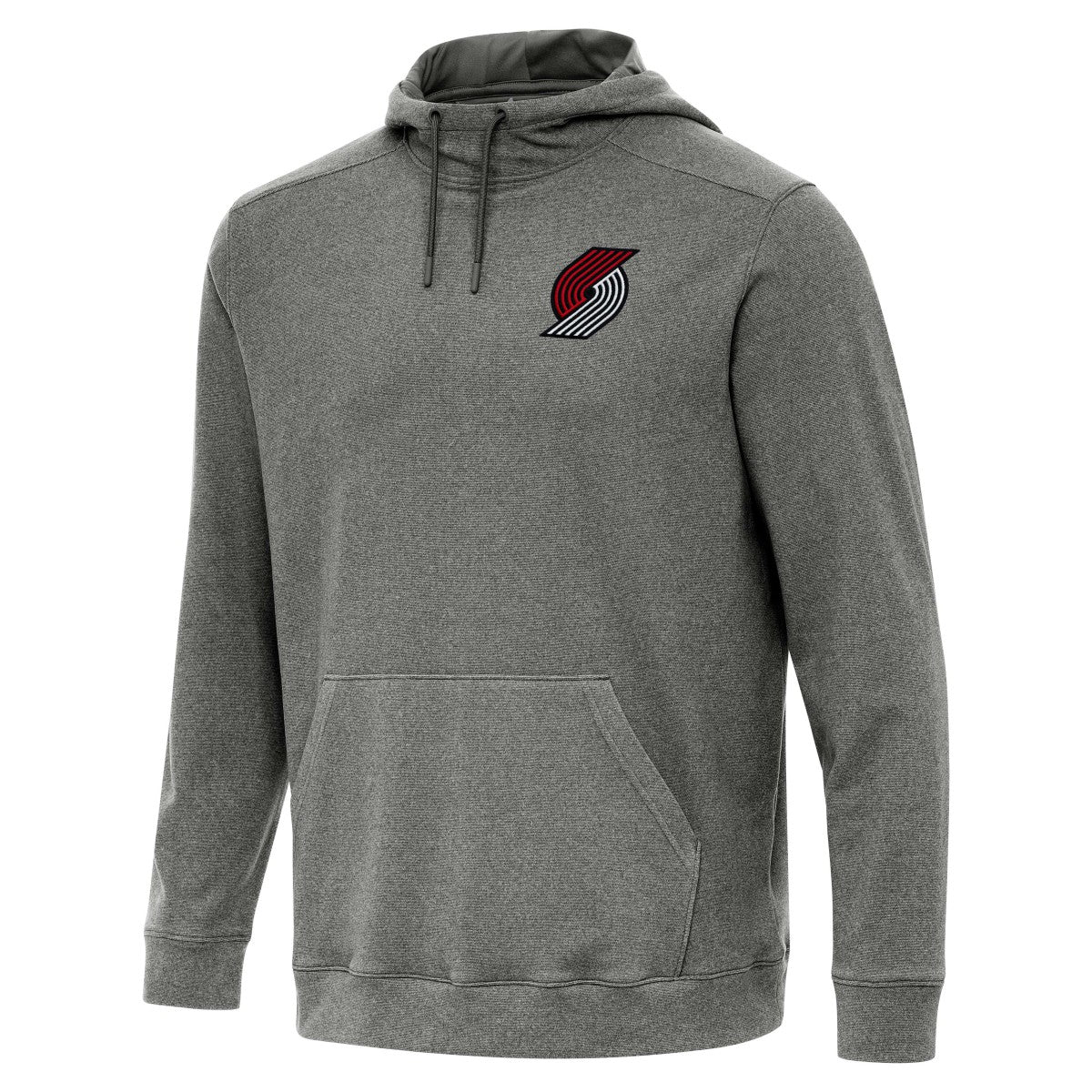 Portland Trail Blazers Antigua Cloud Pullover Hoodie Heather Black - NBA