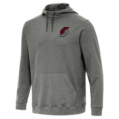 Portland Trail Blazers Antigua Cloud Pullover Hoodie Heather Black - NBA