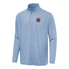 Washington Wizards Antigua Hunk Quarter-Zip Top Heather Aqua - NBA