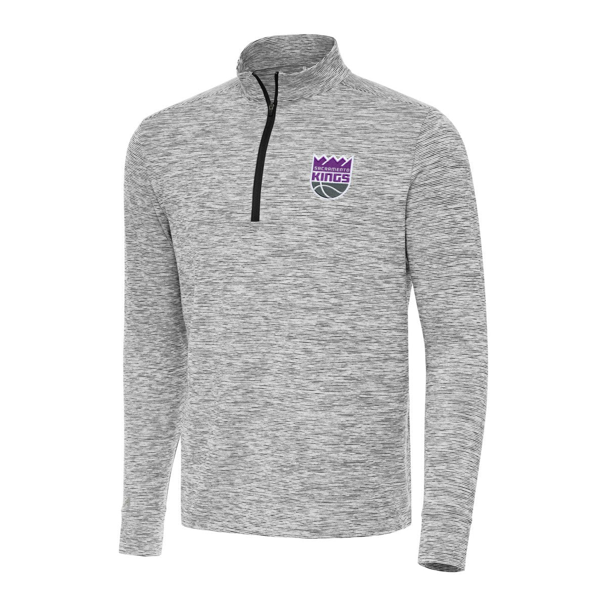 Sacramento Kings Antigua Cause Quarter-Zip Top Black - NBA