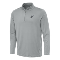 San Antonio Spurs Antigua Reprocess Quarter-Zip Top Gray - NBA
