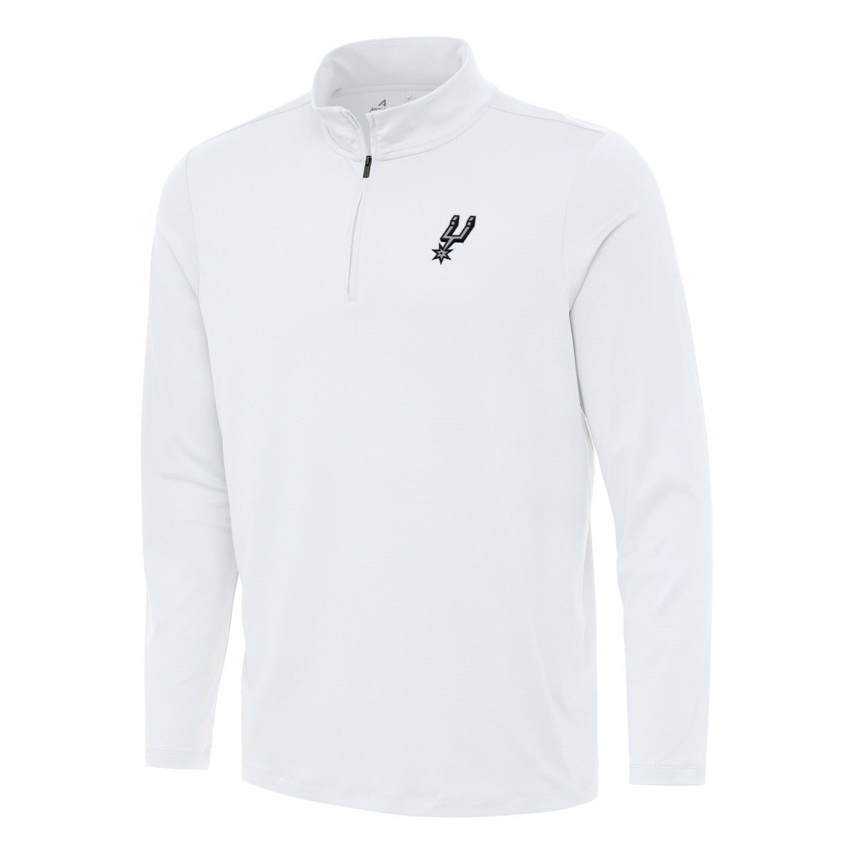 San Antonio Spurs Antigua Reprocess Quarter-Zip Top White - NBA