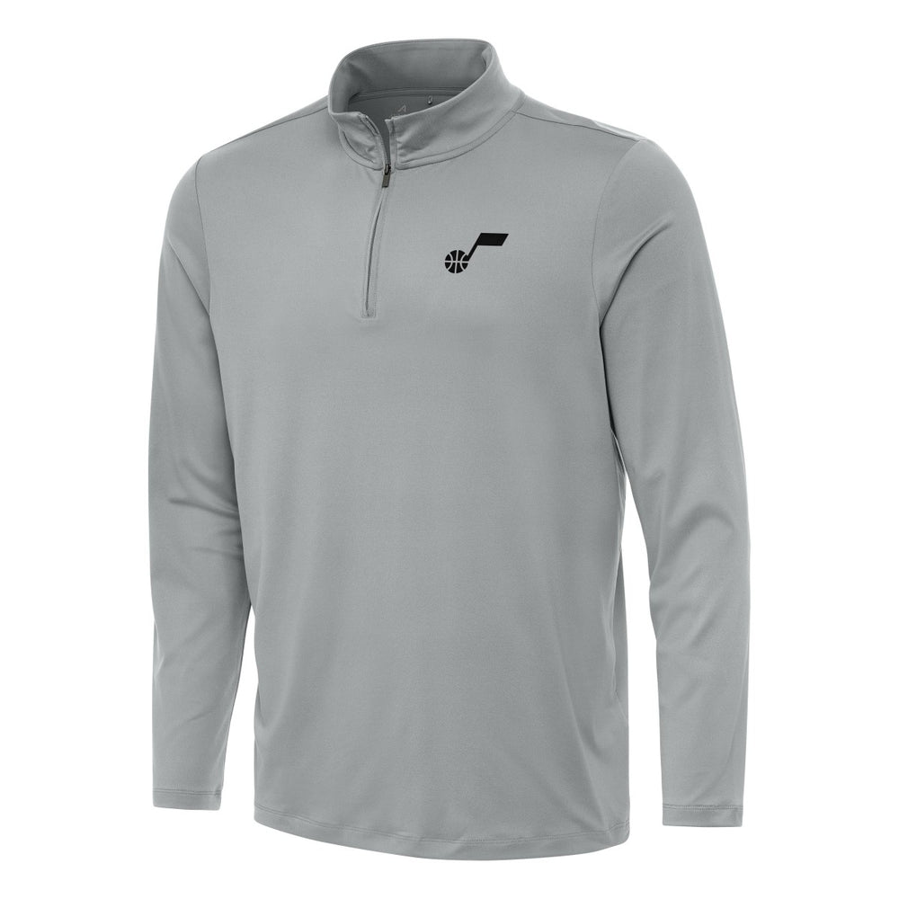 Utah Jazz Antigua Reprocess Quarter-Zip Top Gray - NBA
