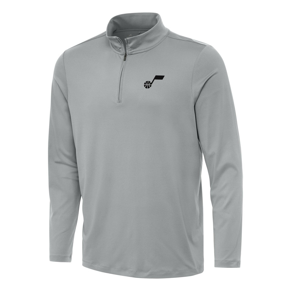 Utah Jazz Antigua Reprocess Quarter-Zip Top Gray - NBA