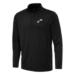 Utah Jazz Antigua Reprocess Quarter-Zip Top Black - NBA