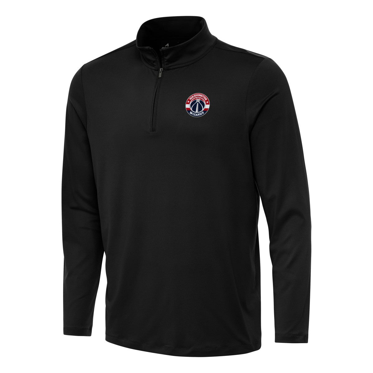 Washington Wizards Antigua Reprocess Quarter-Zip Top Black - NBA