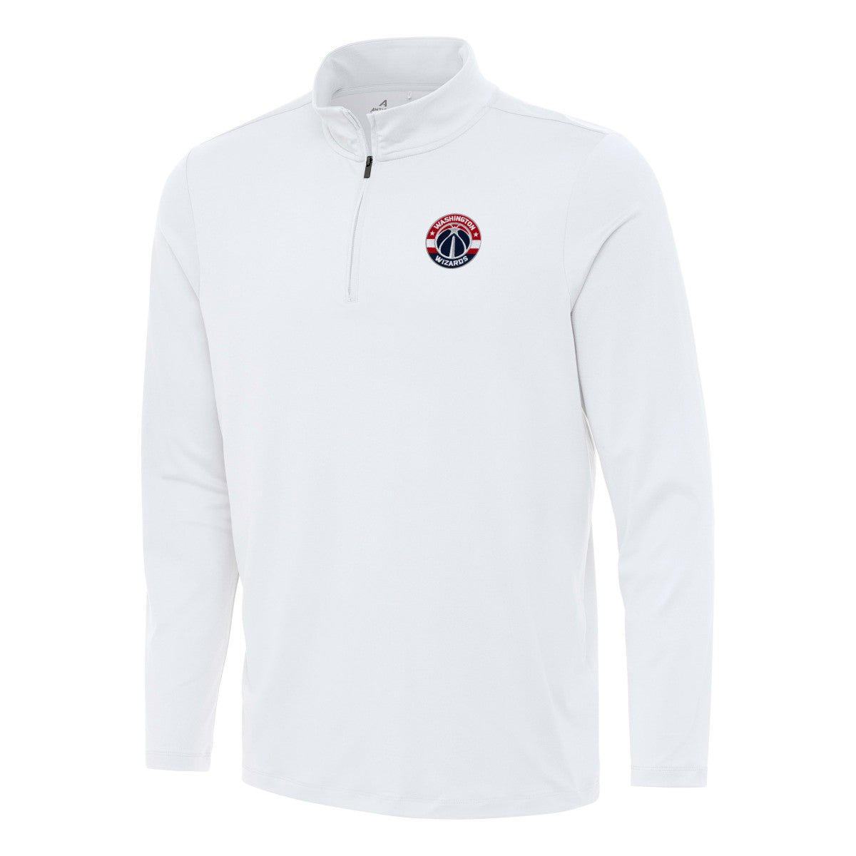 Washington Wizards Antigua Reprocess Quarter-Zip Top White - NBA