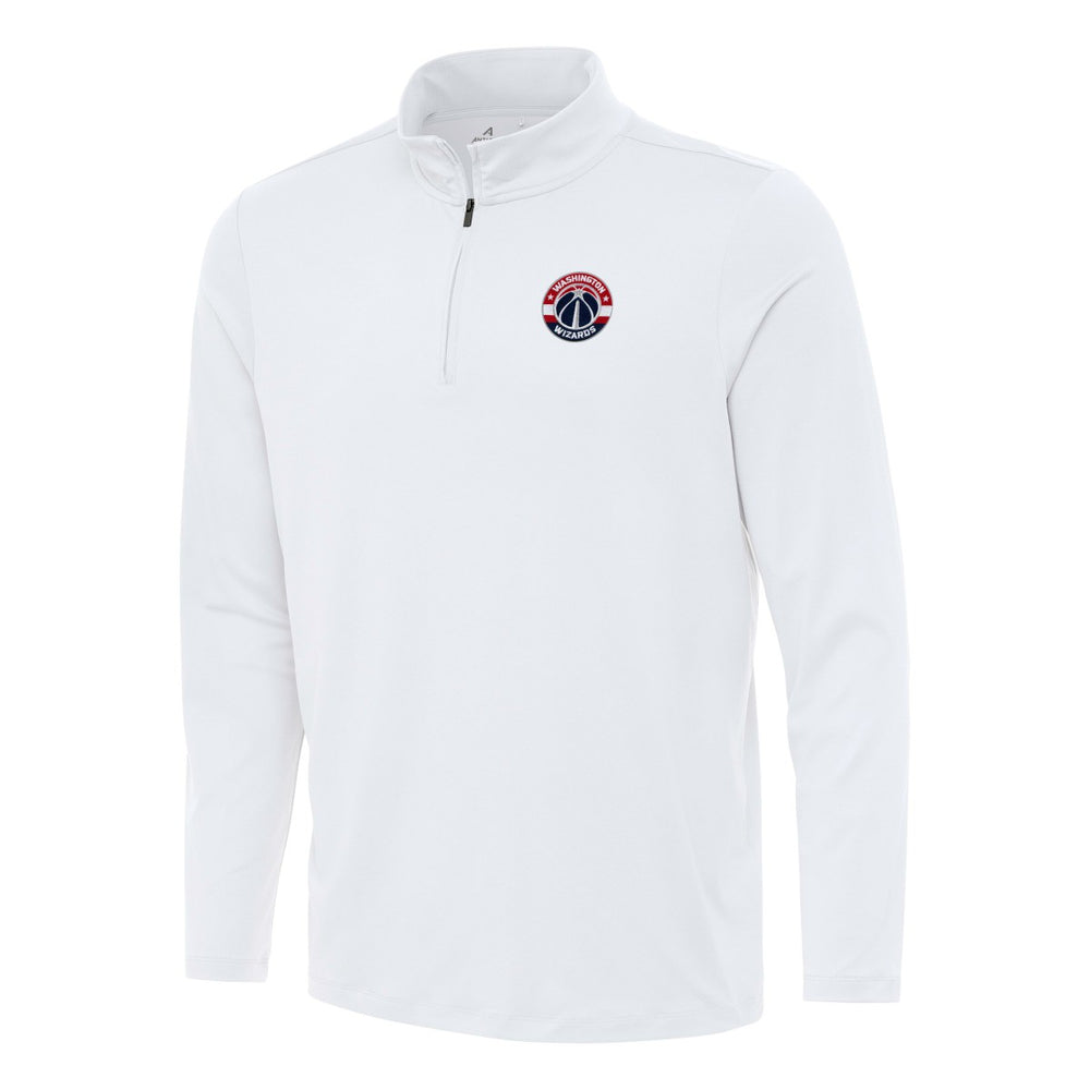 Washington Wizards Antigua Reprocess Quarter-Zip Top White - NBA