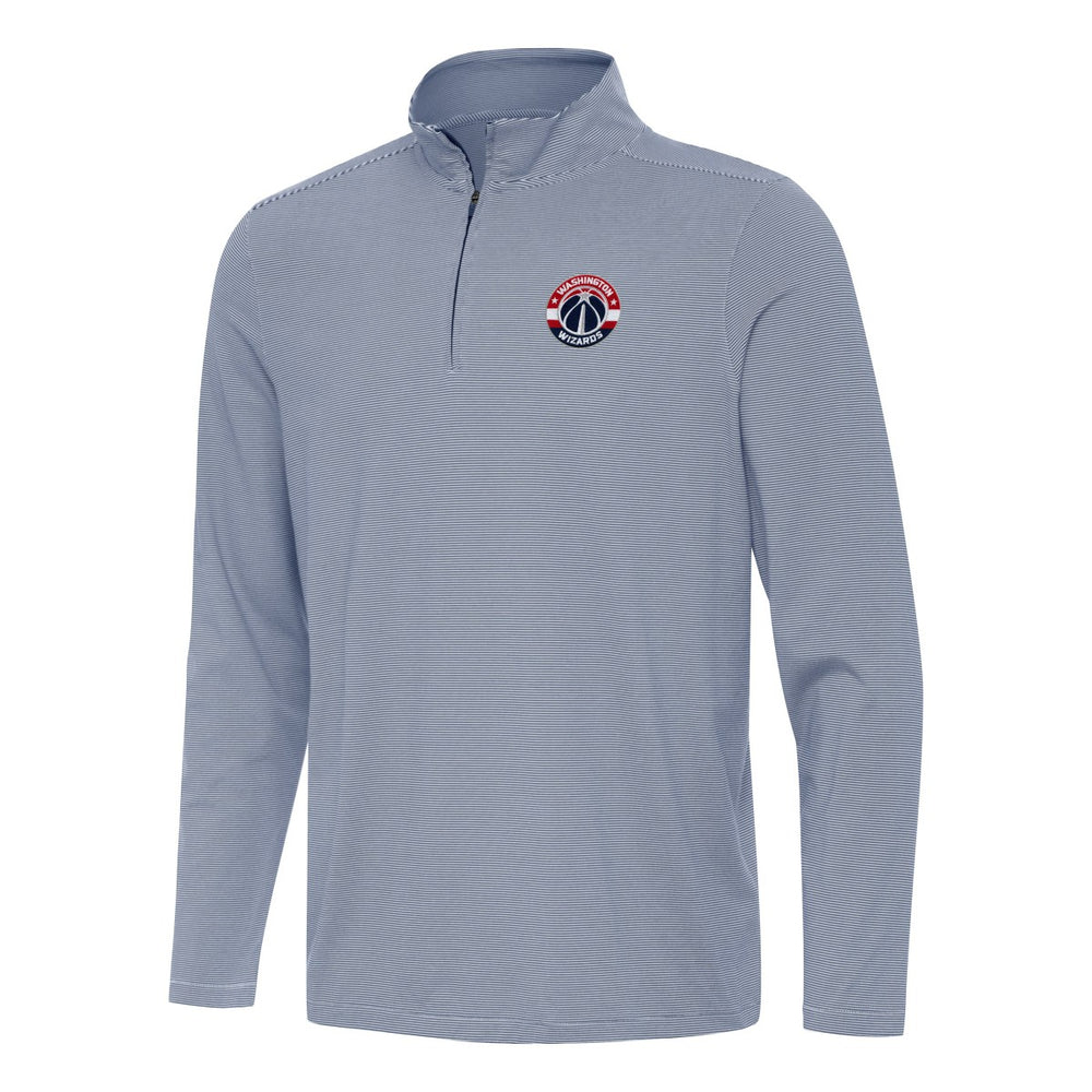 Washington Wizards Antigua Twine Quarter-Zip Top Navy - NBA