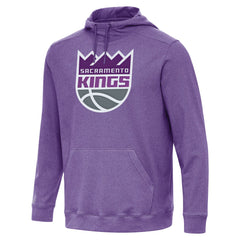 Sacramento Kings Antigua Cloud Pullover Hoodie Heather Purple - NBA