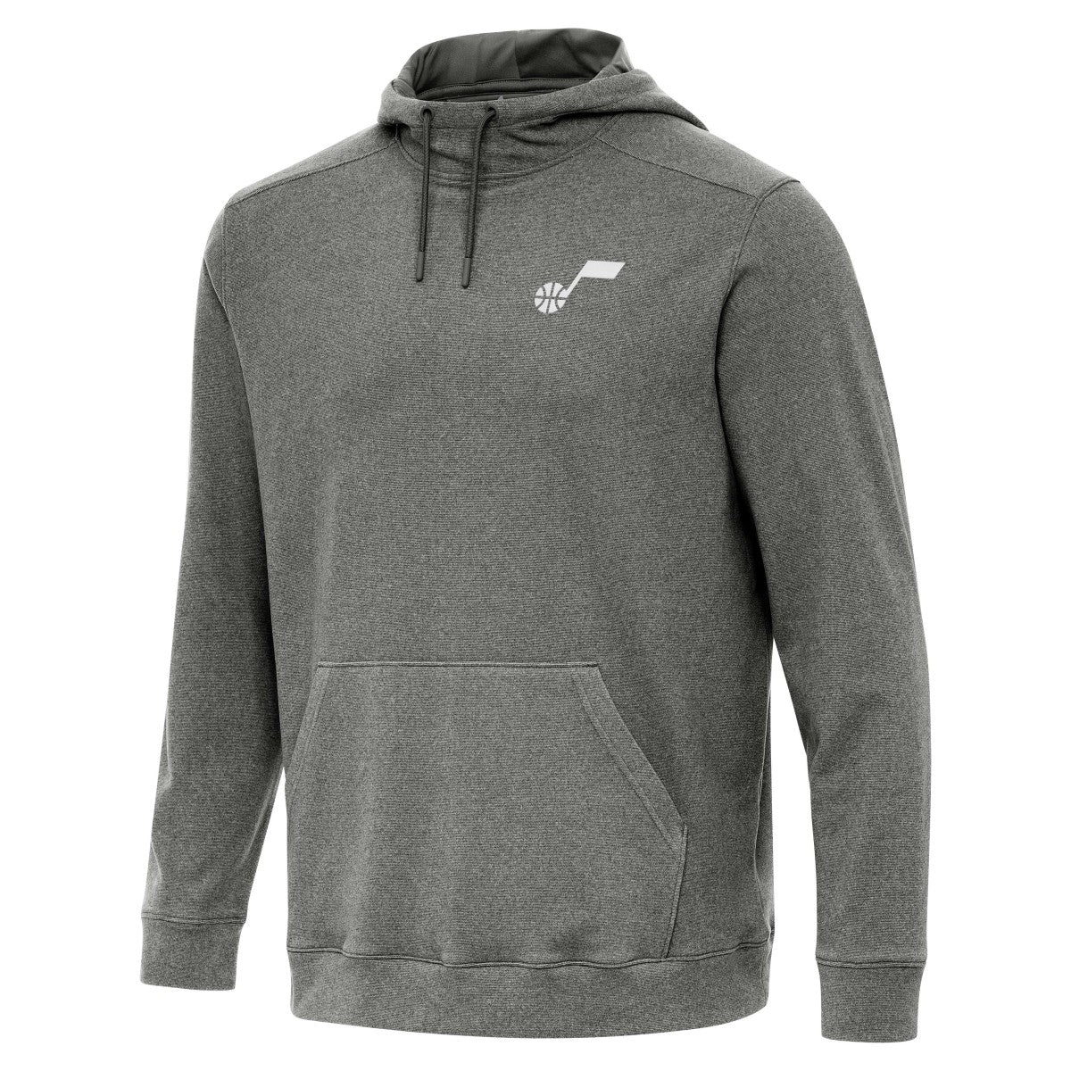 Utah Jazz Antigua Cloud Pullover Hoodie Heather Black - NBA